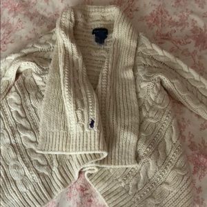 Girls knitted sweater jacket